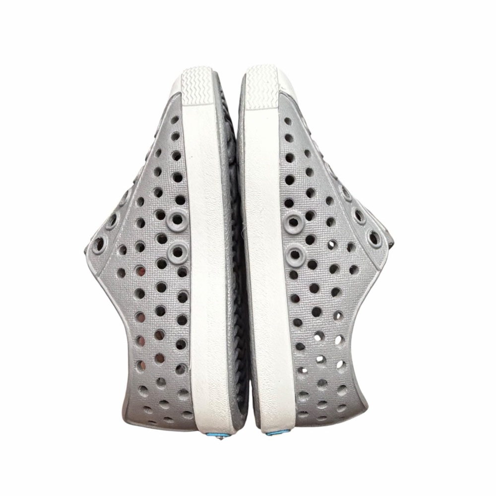 Native Jefferson EVA Toddler Slip-On Sneakers | Grey/White | Size C4 - Picture 5 of 7